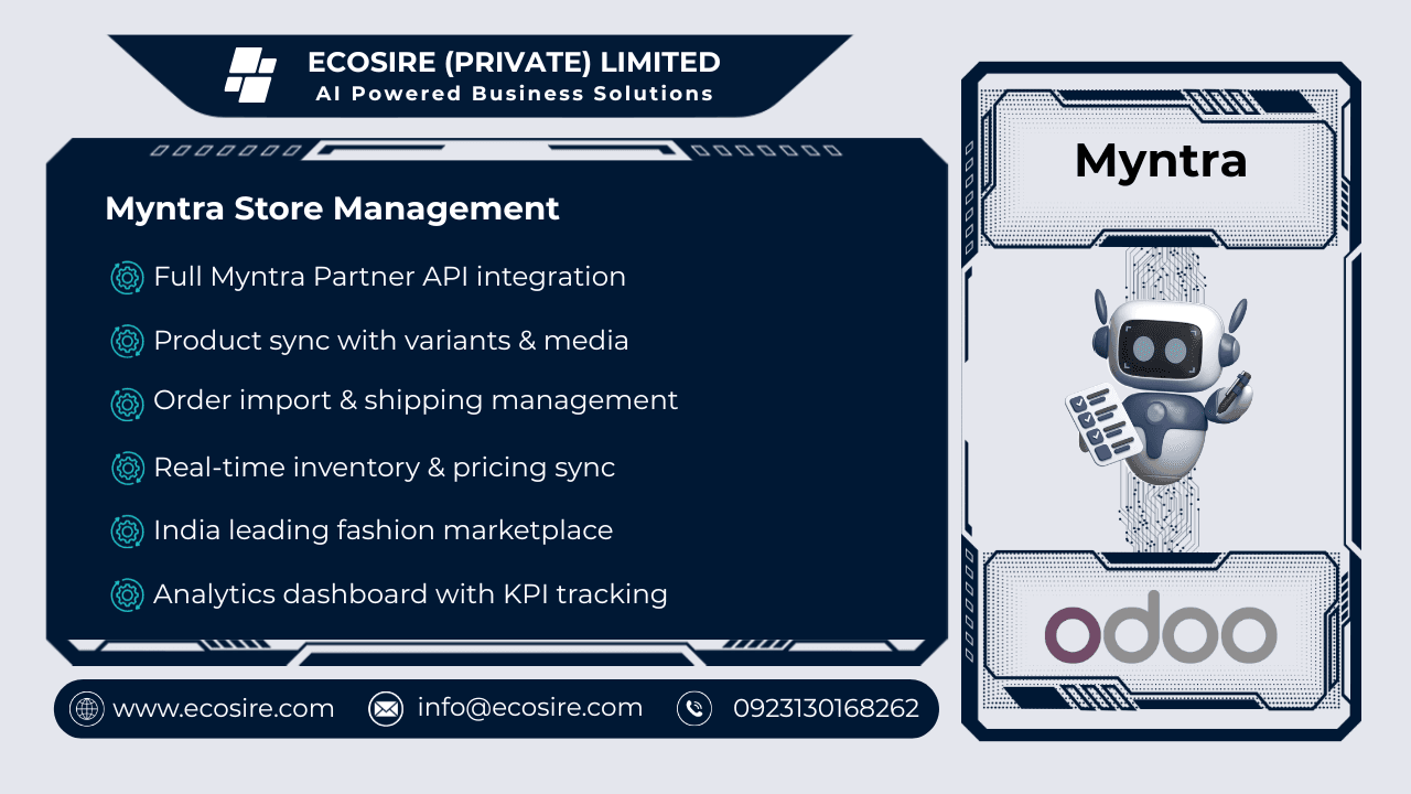 Myntra Store Management — Comprehensive Myntra Store Management for Odoo 19/18/17 — Image 1 of 1