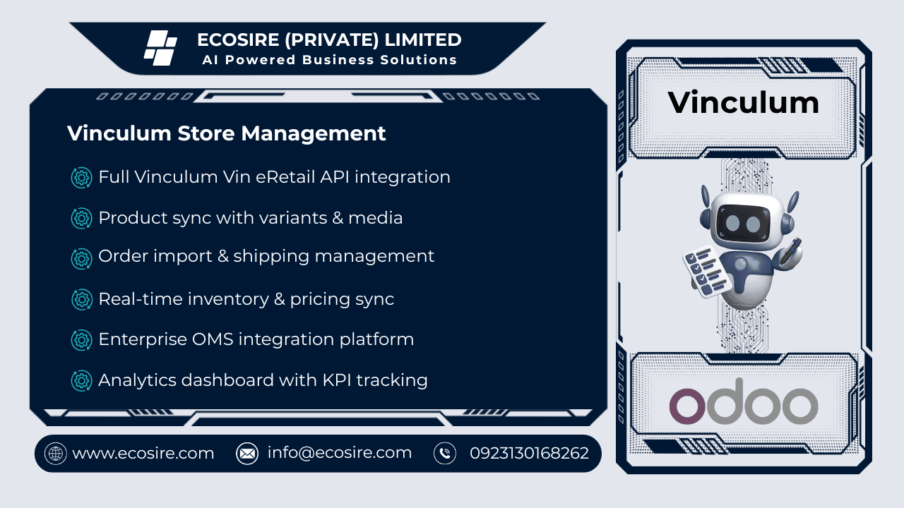 Vinculum Store Management — Comprehensive Vinculum Store Management for Odoo 19/18/17 — Image 1 of 1