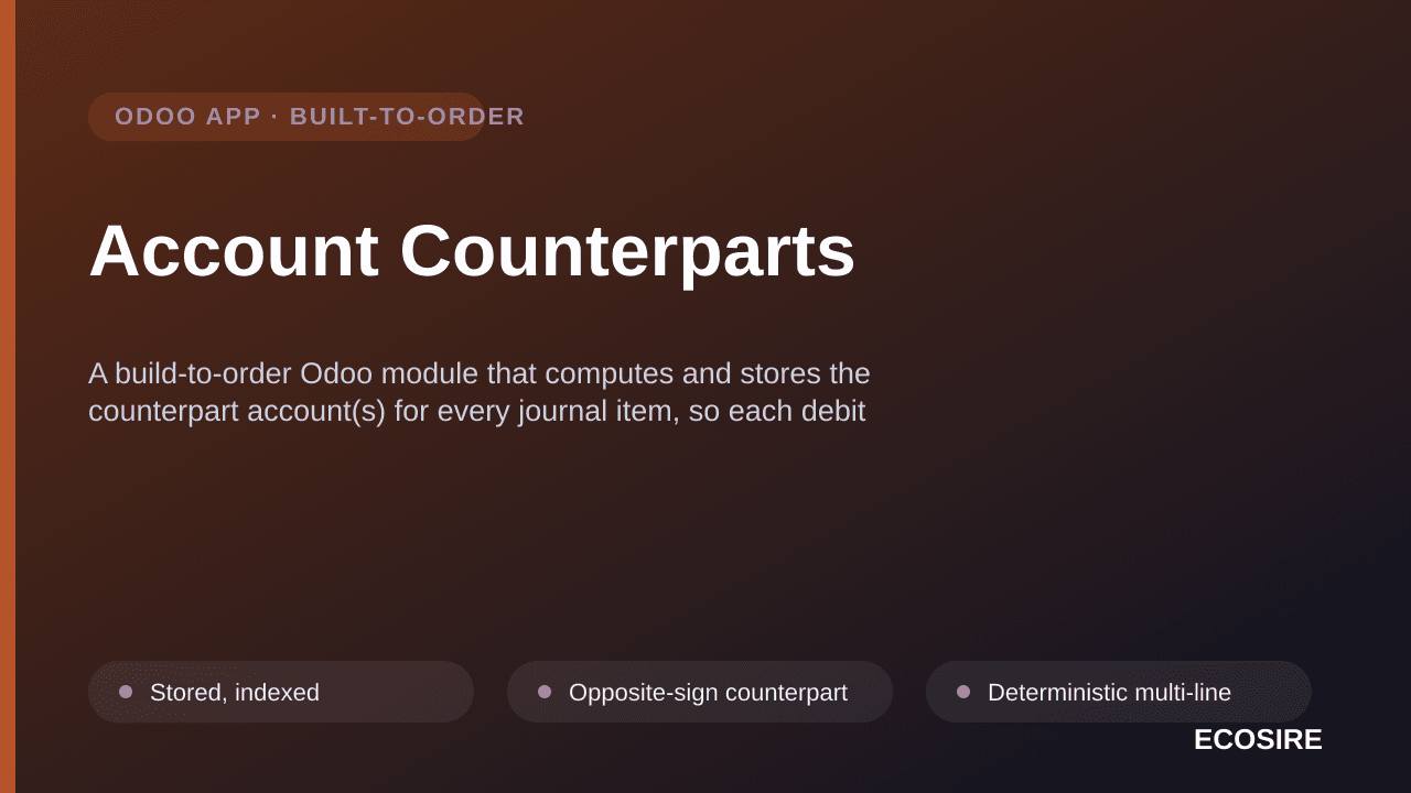 Account Counterparts