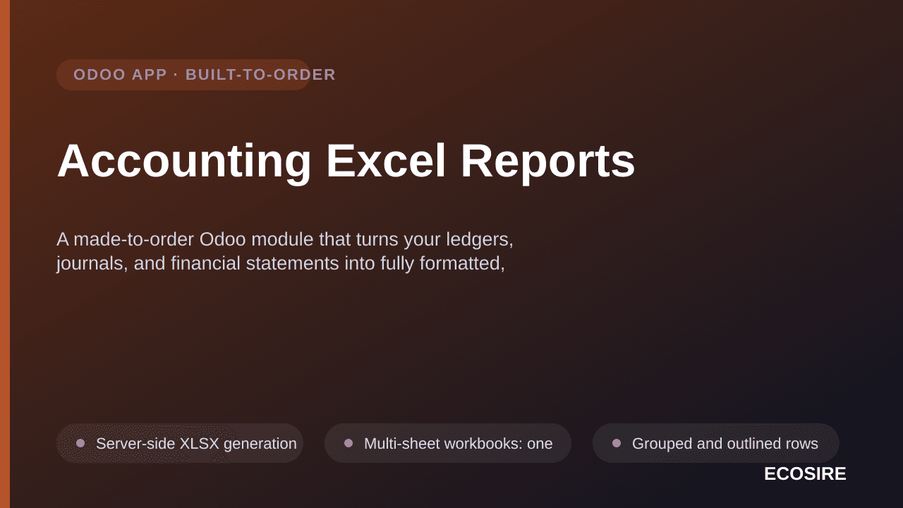 Accounting Excel Reports
