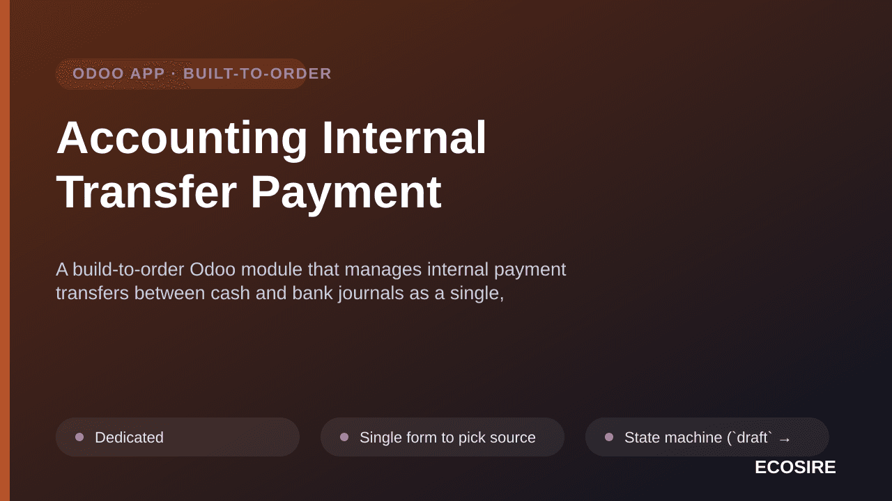 Accounting Internal Transfer Payment