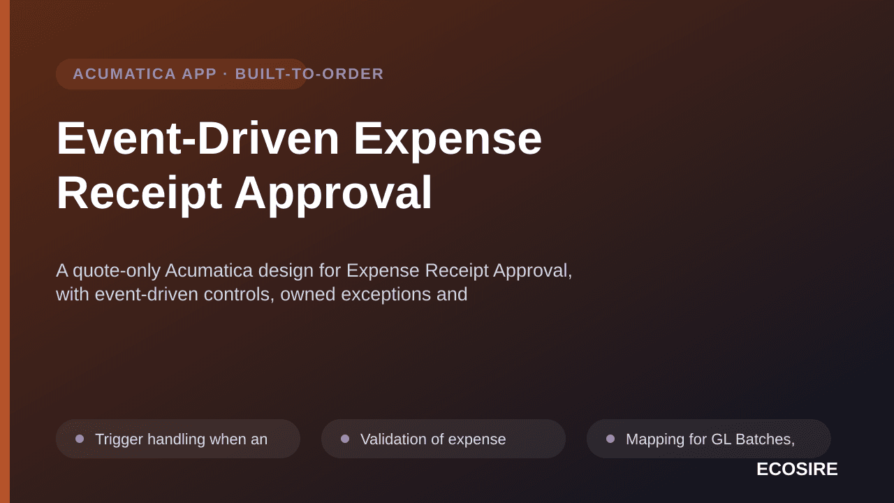 Event-Driven Expense Receipt Approval