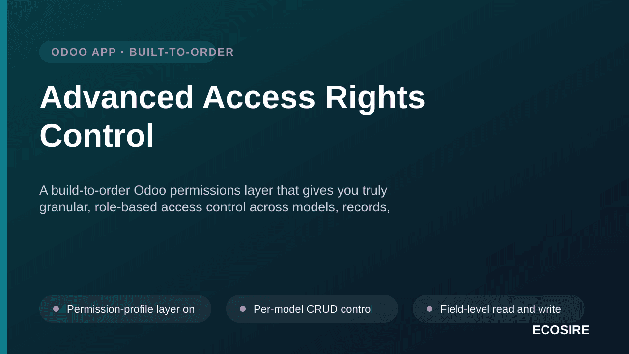 Advanced Access Rights Control