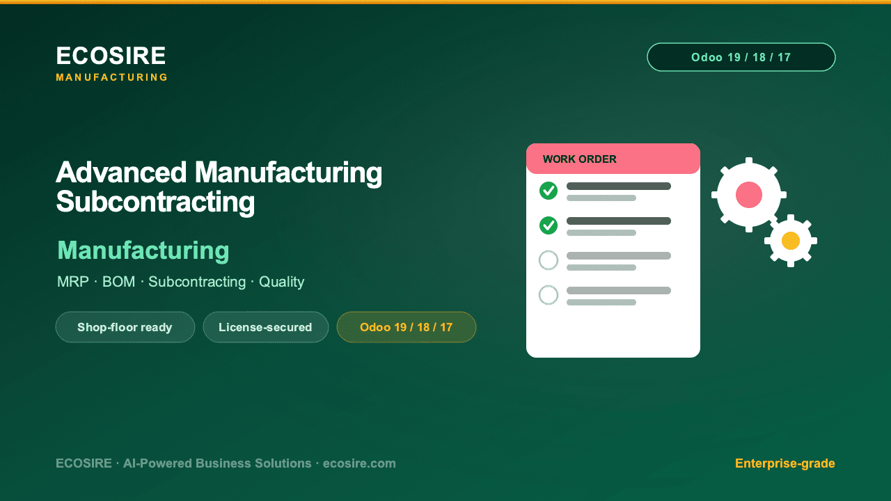 Advanced Manufacturing & Subcontracting