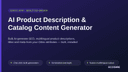 AI Product Description & Catalog Content Generator thumbnail 1