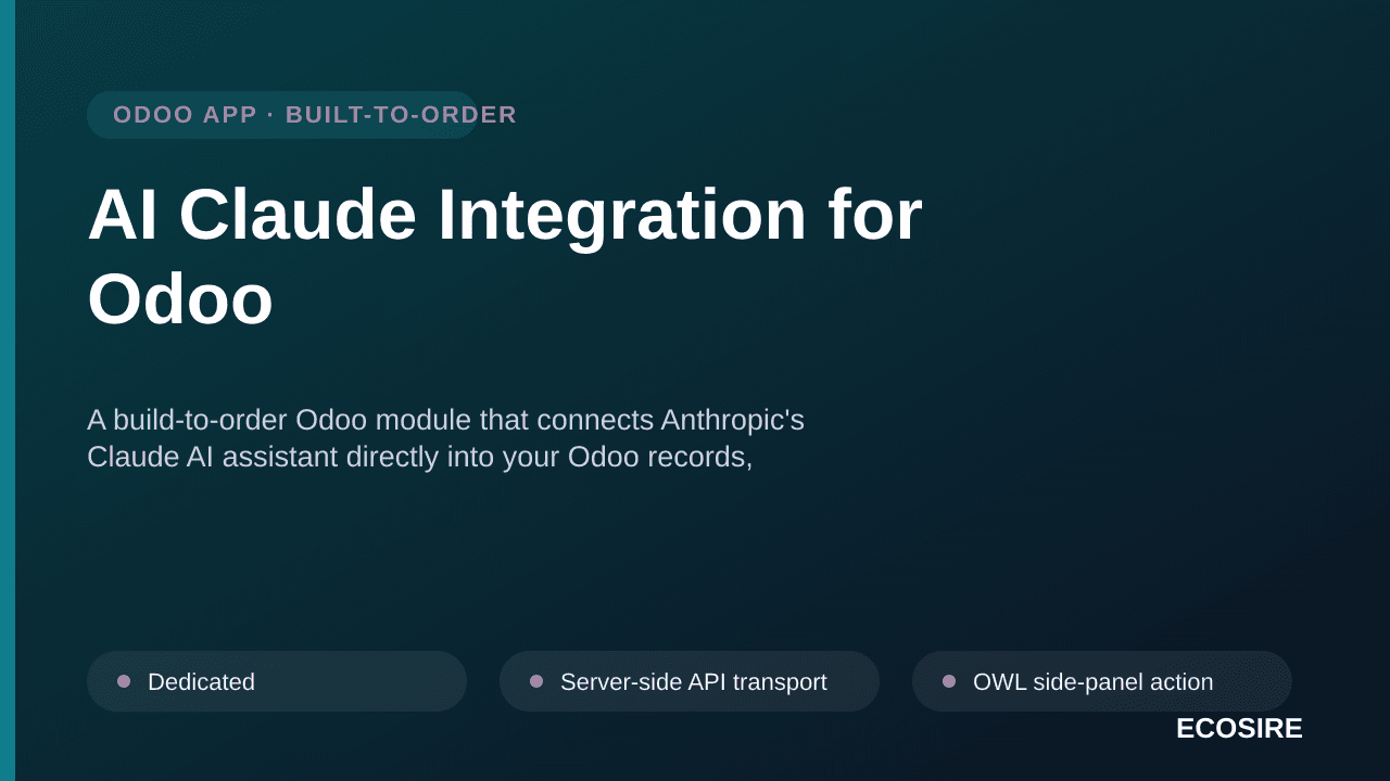 AI Claude Integration for Odoo