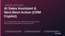AI Sales Assistant & Next-Best-Action (CRM Copilot) thumbnail 1