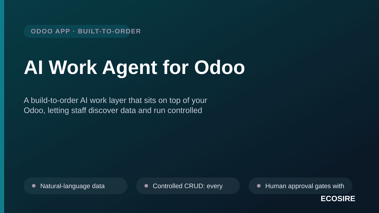 AI Work Agent for Odoo