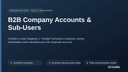 B2B Company Accounts & Sub-Users thumbnail 1