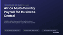 Africa Multi-Country Payroll for Business Central thumbnail 1
