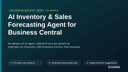 AI Inventory & Sales Forecasting Agent for Business Central thumbnail 1