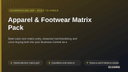 Apparel & Footwear Matrix Pack thumbnail 1