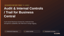 Audit & Internal Controls / Trail for Business Central thumbnail 1