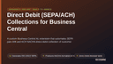 Direct Debit (SEPA/ACH) Collections for Business Central thumbnail 1