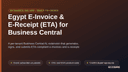 Egypt E-Invoice & E-Receipt (ETA) for Business Central thumbnail 1