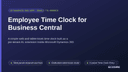 Employee Time Clock for Business Central thumbnail 1