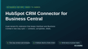 HubSpot CRM Connector for Business Central thumbnail 1