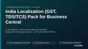 India Localization (GST, TDS/TCS) Pack for Business Central thumbnail 1