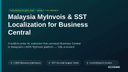 Malaysia MyInvois & SST Localization for Business Central thumbnail 1