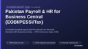 Pakistan Payroll & HR for Business Central (EOBI/PESSI/Tax) thumbnail 1