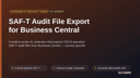 SAF-T Audit File Export for Business Central thumbnail 1