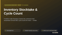 Inventory Stocktake & Cycle Count thumbnail 1