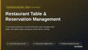 Restaurant Table & Reservation Management thumbnail 1