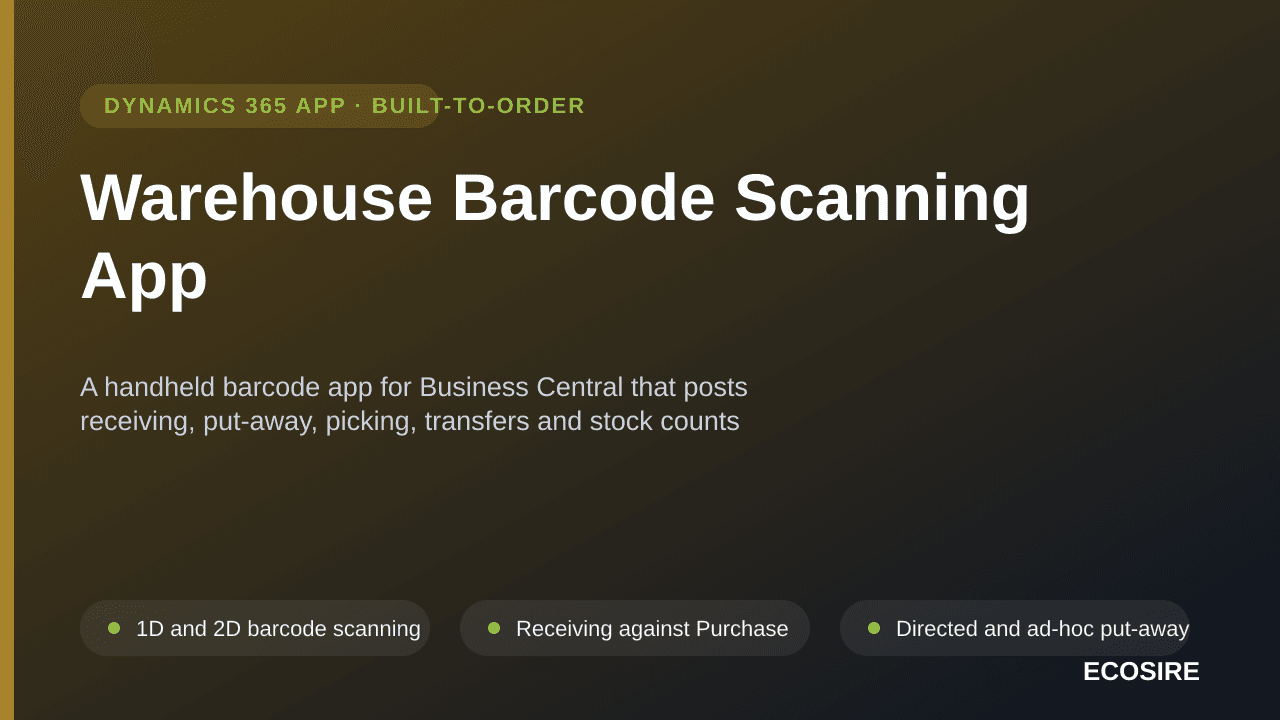 Warehouse Barcode Scanning App