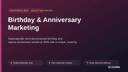 Birthday & Anniversary Marketing thumbnail 1