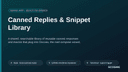 Canned Replies & Snippet Library thumbnail 1