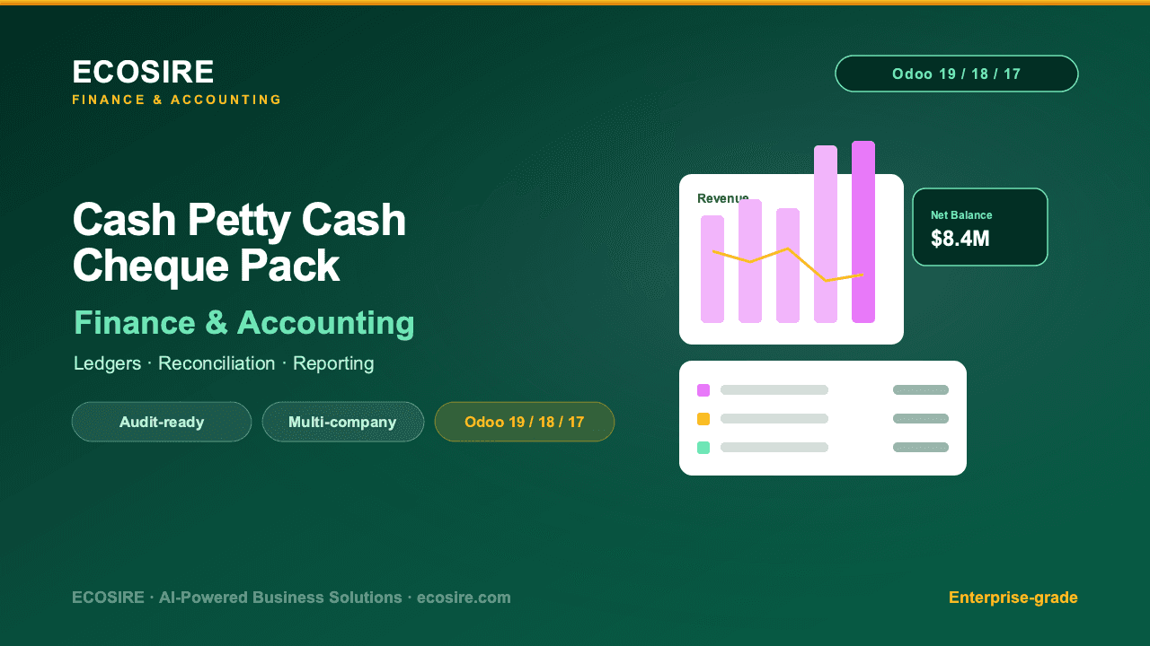 Cash, Petty Cash & Cheque Printing Pack