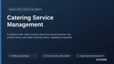 Catering Service Management thumbnail 1
