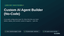 Custom AI Agent Builder (No-Code) thumbnail 1