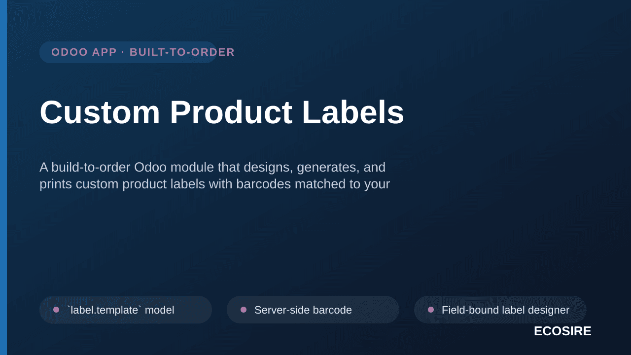 Custom Product Labels