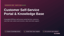 Customer Self-Service Portal & Knowledge Base thumbnail 1