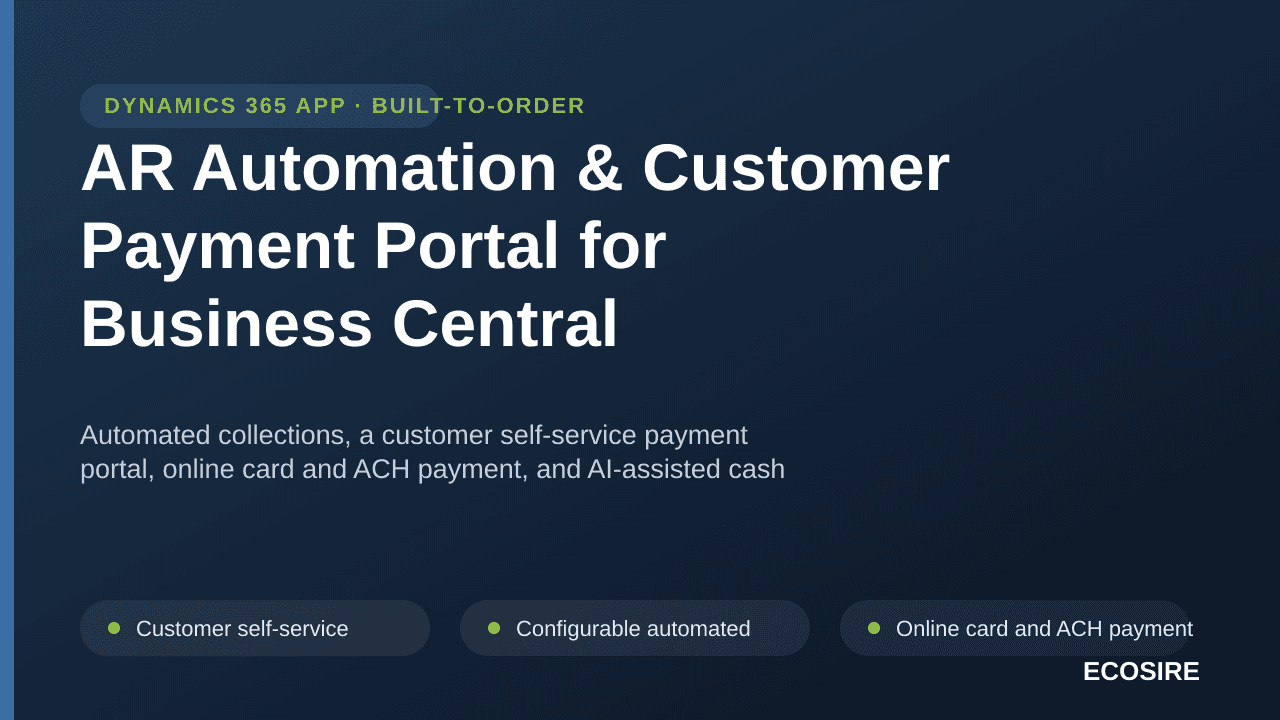 AR Automation & Customer Payment Portal for Business Central