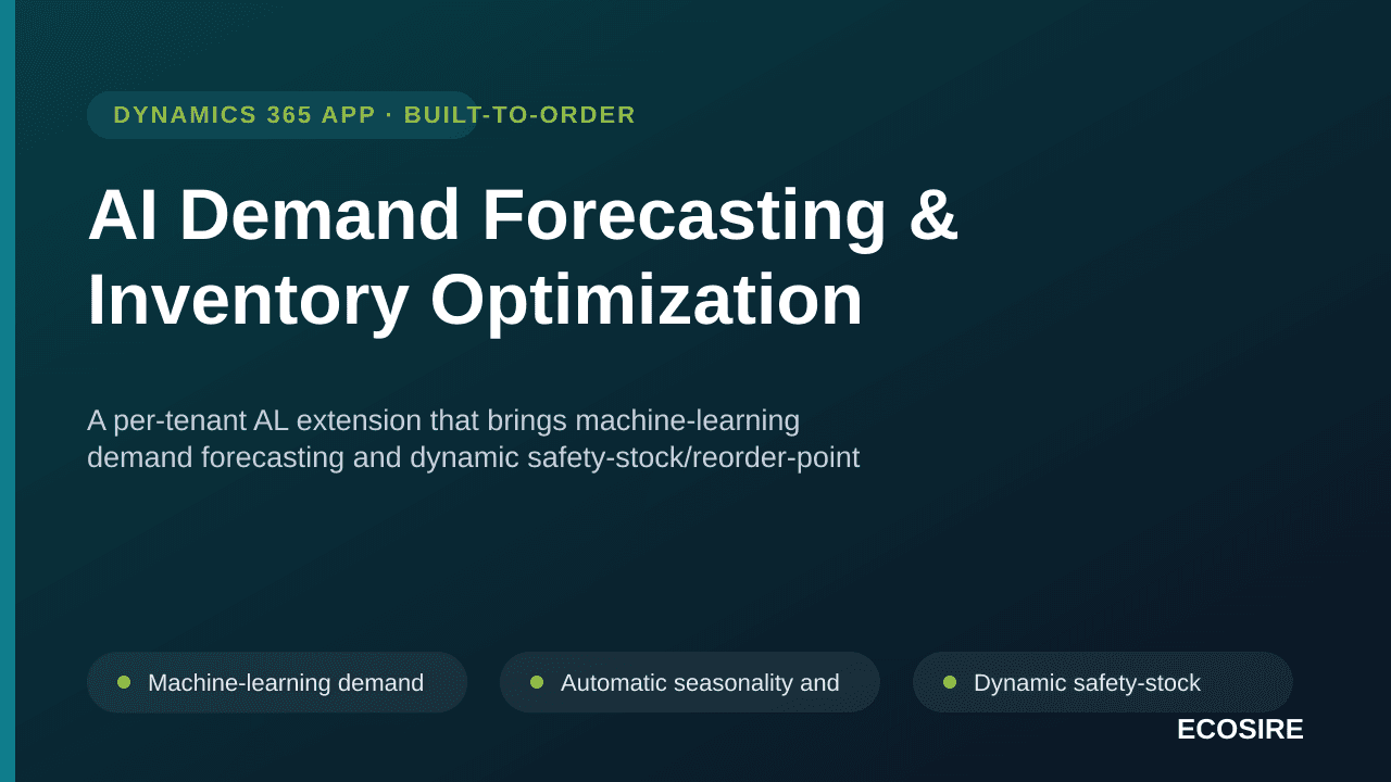 AI Demand Forecasting & Inventory Optimization