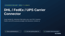 DHL / FedEx / UPS Carrier Connector thumbnail 1