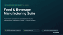 Food & Beverage Manufacturing Suite thumbnail 1