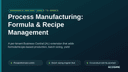 Process Manufacturing: Formula & Recipe Management thumbnail 1