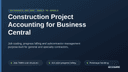 Construction Project Accounting for Business Central thumbnail 1