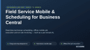 Field Service Mobile & Scheduling for Business Central thumbnail 1