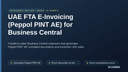 UAE FTA E-Invoicing (Peppol PINT AE) for Business Central thumbnail 1