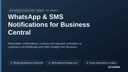 WhatsApp & SMS Notifications for Business Central thumbnail 1