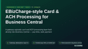 EBizCharge-style Card & ACH Processing for Business Central thumbnail 1