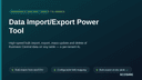 Data Import/Export Power Tool thumbnail 1