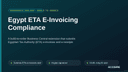 Egypt ETA E-Invoicing Compliance thumbnail 1
