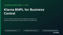 Klarna BNPL for Business Central thumbnail 1