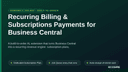 Recurring Billing & Subscriptions Payments for Business Central thumbnail 1