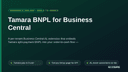 Tamara BNPL for Business Central thumbnail 1